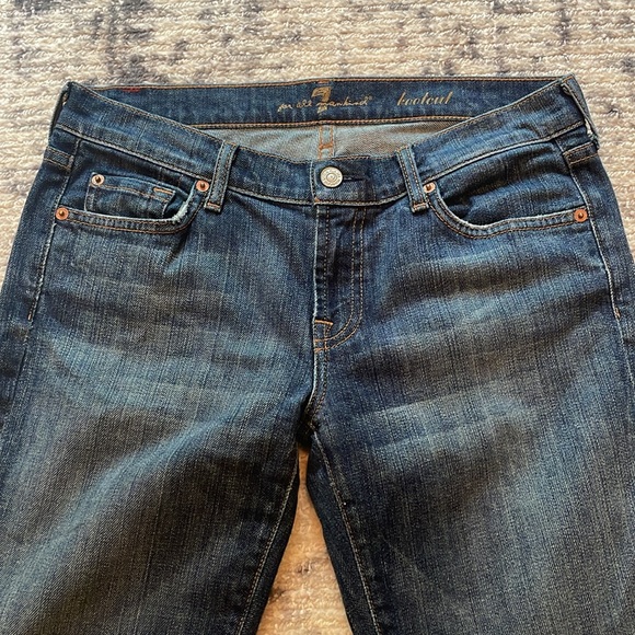 7 for all mankind bootcut jeans Sz 30 - Picture 2 of 5